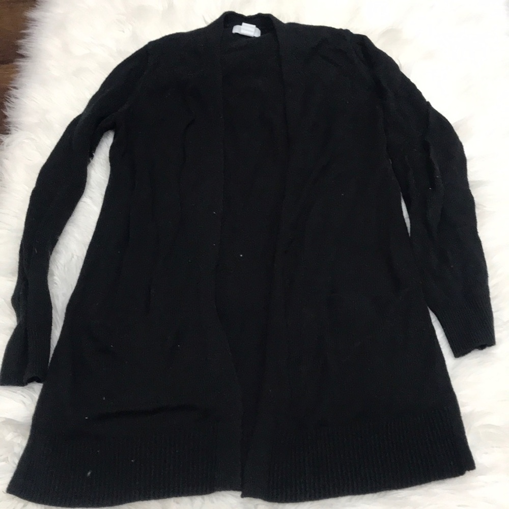 Black cardigan
